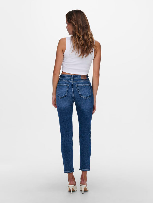 Product JEANS EMILY TEJIDO ELÁSTICO - Medium Blue Denim - Image 4