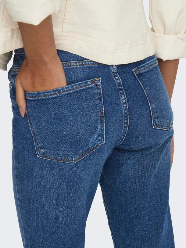 Product JEANS EMILY TEJIDO ELÁSTICO - Medium Blue Denim - Image 7