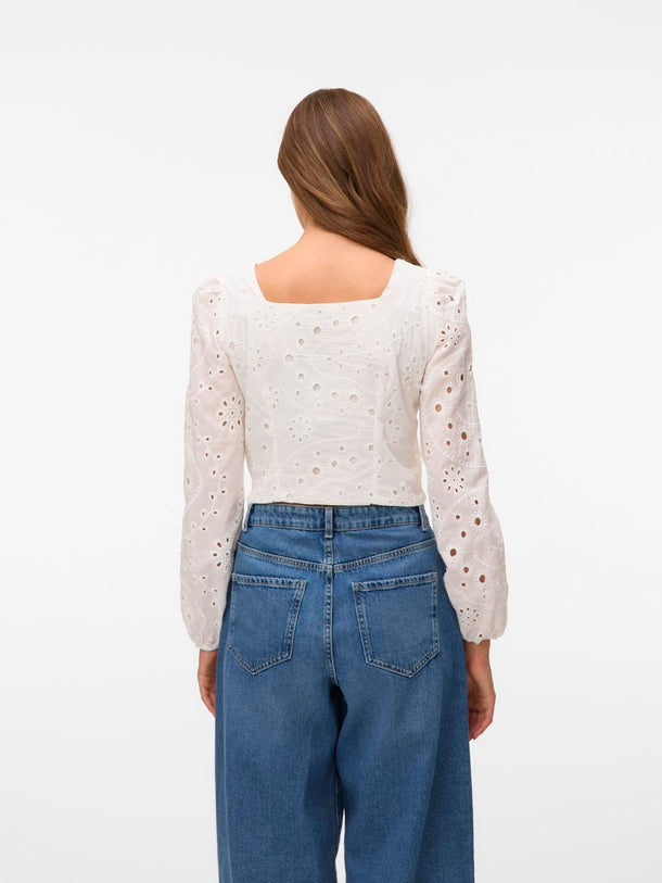 Product TOP DE PUNTILLA ILLE-Cloud Dancer - Image 4