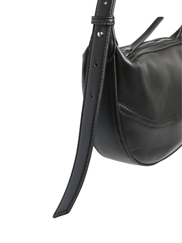 Product BOLSO TESSA - Black Detail:SILVER TRIM - Image 2
