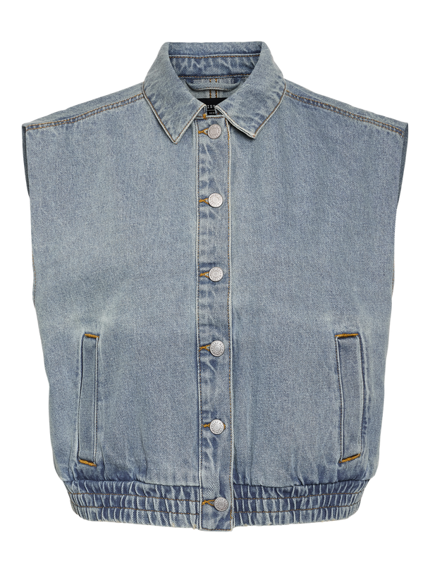 Product CHALECO BOMBER DENIM ELSIE-Light Blue Denim - Image 4