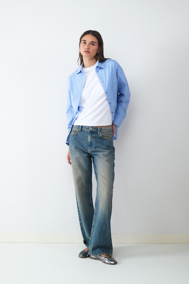 Product CAMISA BAL-Light Blue Melange - Image 2