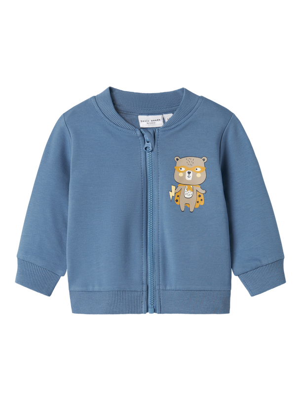 Product CARDIGAN VONNE - Coronet Blue Print:HERO BEAR - Image 1