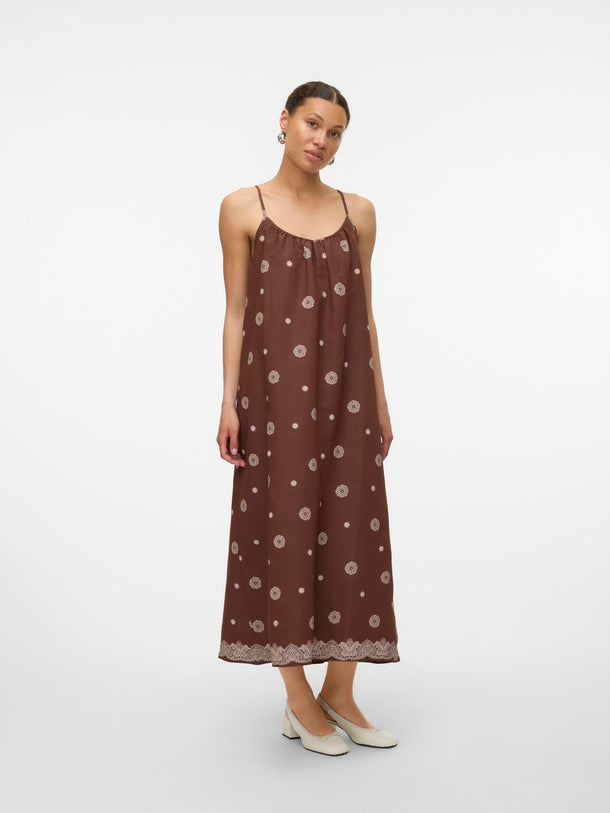 Product VESTIDO MAXI ESTAMPADO ESSIE-Dachshund AOP:CLOUD DANCER - Image 1