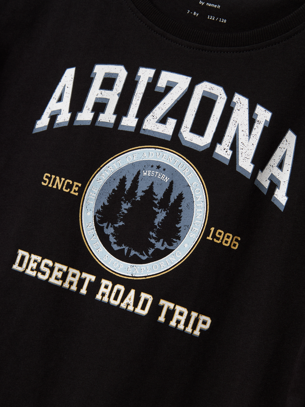 Product CAMISETA VICTOR - Black Print:Arizona - Image 2