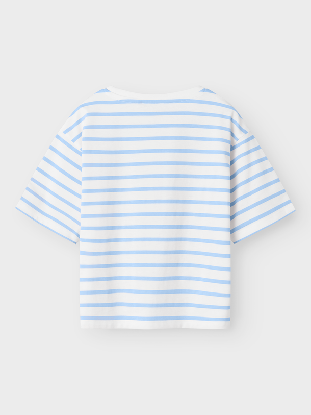 Product CAMISETA TANNI - Bright White Stripes:Serenity - Image 4