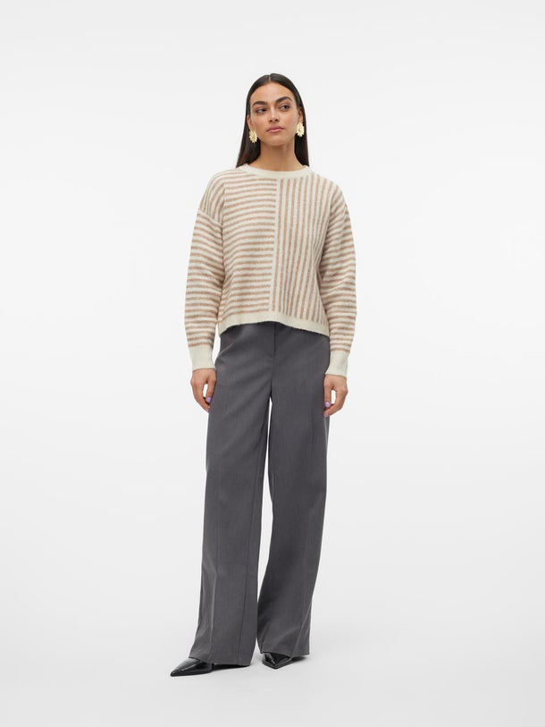 Product SWEATER URANUS - Birch Detail:W. SILVER MINK MELANGE - Image 1