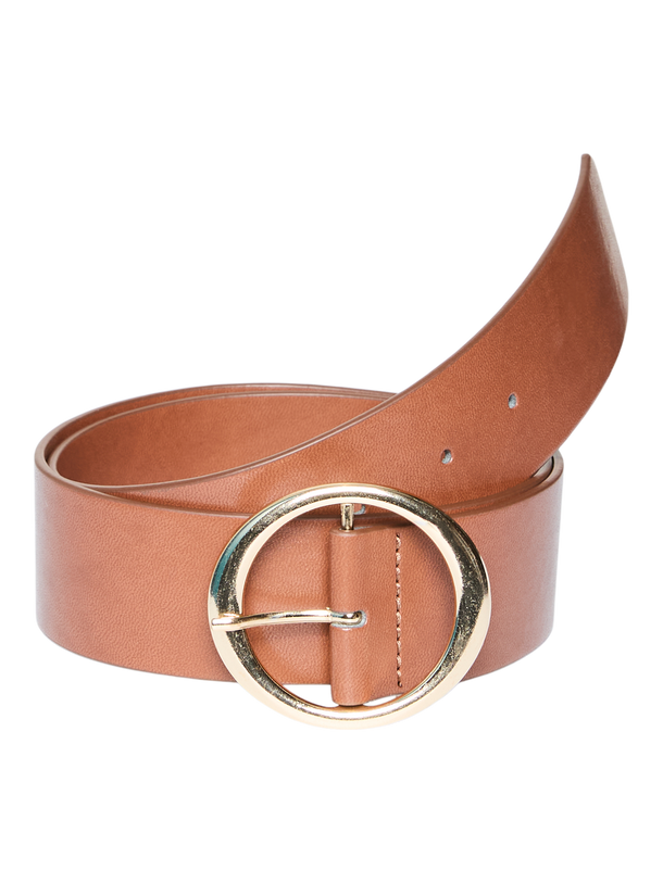 Product CINTURON FREYA - Cognac Detail:Gold - Image 1