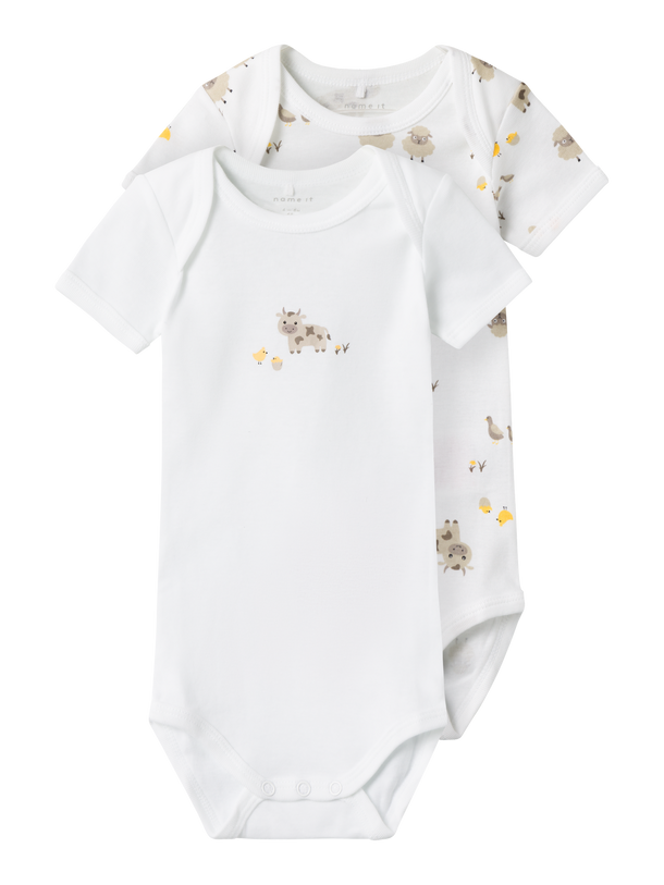 Product PACK 2 BODIES MANGA CORTA - Bright White - Image 4