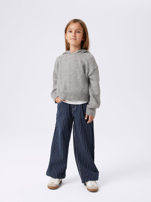 Product PANTALÓN ROSE ANCHO - Navy Blazer Stripes:. - Image 3