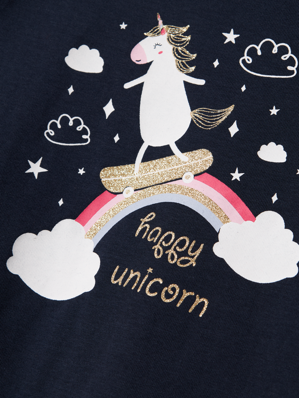 Product CAMISETA VEEN - Dark Sapphire Print:Happy Unicorn - Image 2