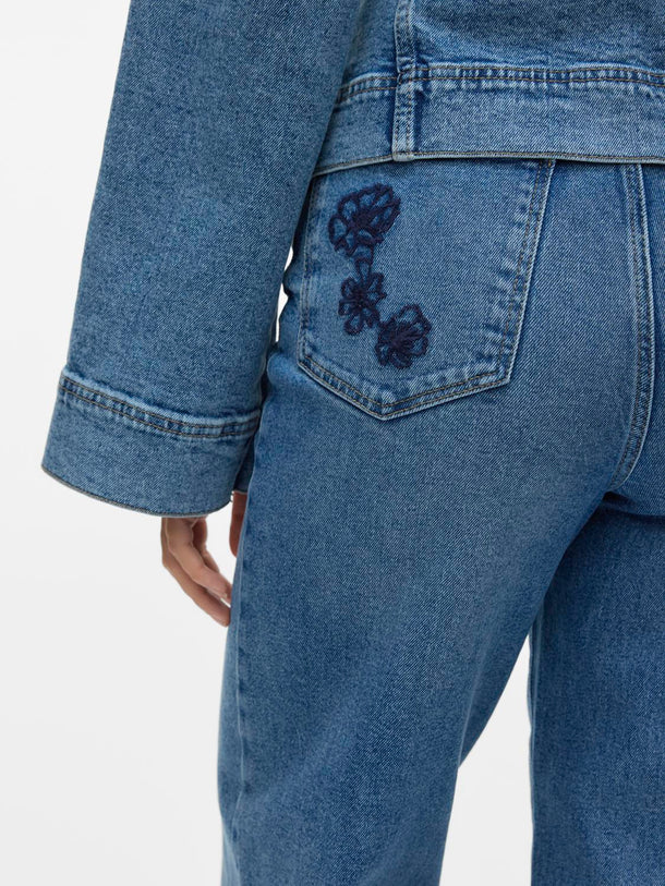 Product JEAN KATHY-Medium Blue Denim Detail:EMBROIDERY - Image 6