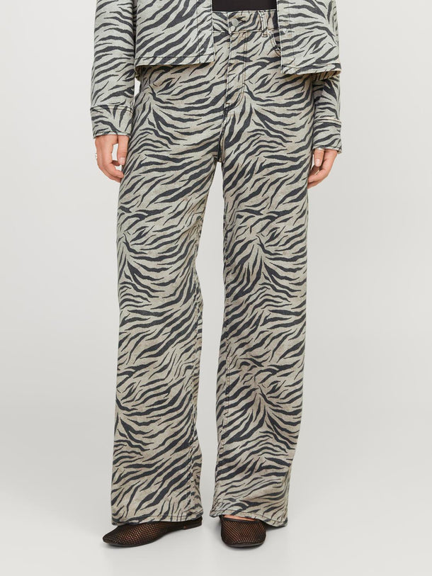 Product PANTALON SARAH - Feather Gray AOP:ZEBRA - Image 2