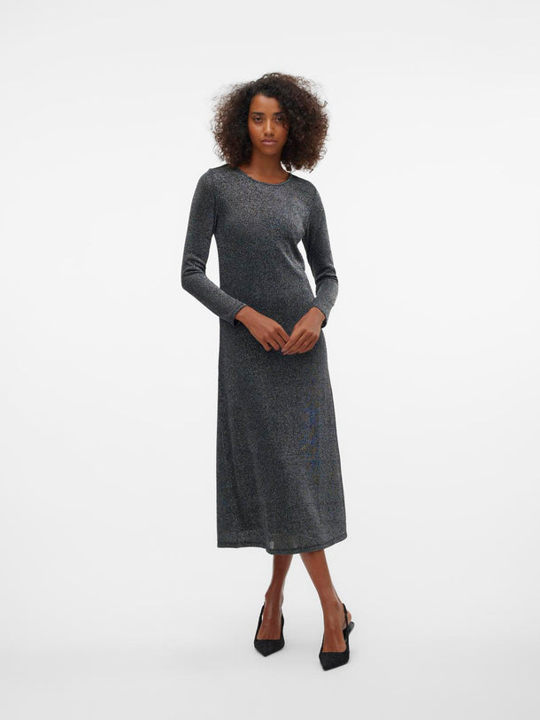 Product VESTIDO CASS - Black Detail:W. SILVER - Image 2