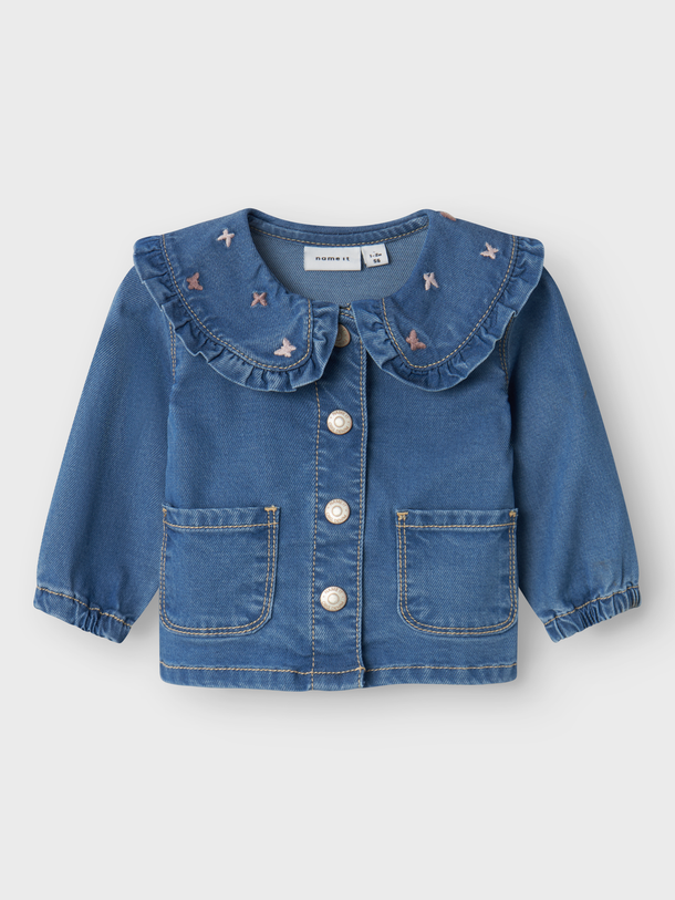 Product CÁRDIGAN DENIM EVI - Medium Blue Denim - Image 1