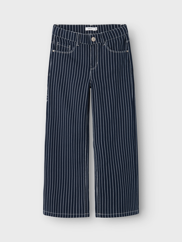 Product PANTALÓN ROSE ANCHO - Navy Blazer Stripes:. - Image 1