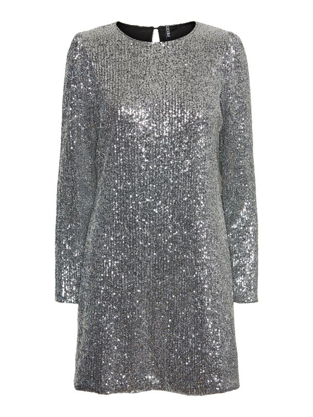 Product VESTIDO NIRI  - Silver Detail:SEQUINS - Image 4