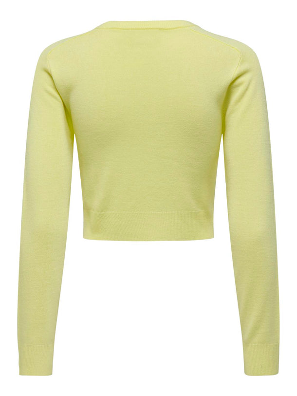 Product SWEATER SUNNY CROPPED - Sunny Lime - Image 2