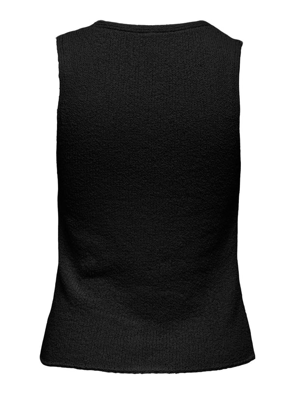 Product TOP TEJIDO CON CUELLO CAMISERO GURLI-Black - Image 5