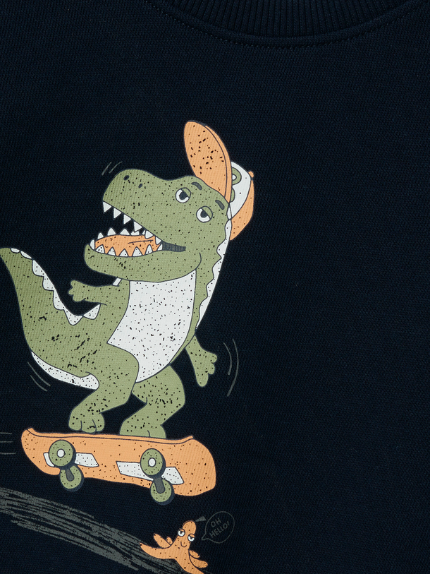 Product SUDADERA VILDAR - Dark Sapphire Print:Skater Dino - Image 2