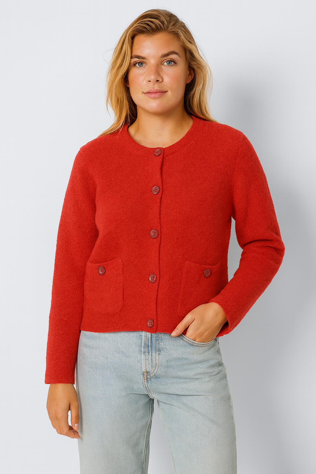 CARDIGAN KASIDA - Mars Red