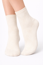 MEDIAS TOBILLERAS CALADAS MADDIE - Birch