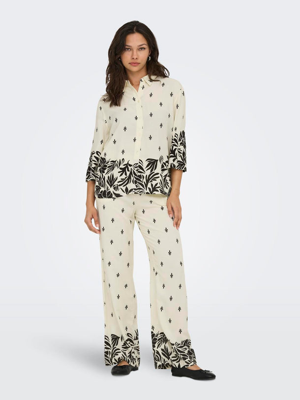 Product CAMISA MAGGIE - Sandshell AOP:BLACK ETHNIC - Image 3