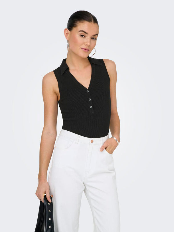Product TOP TEJIDO NANNA-Black - Image 1