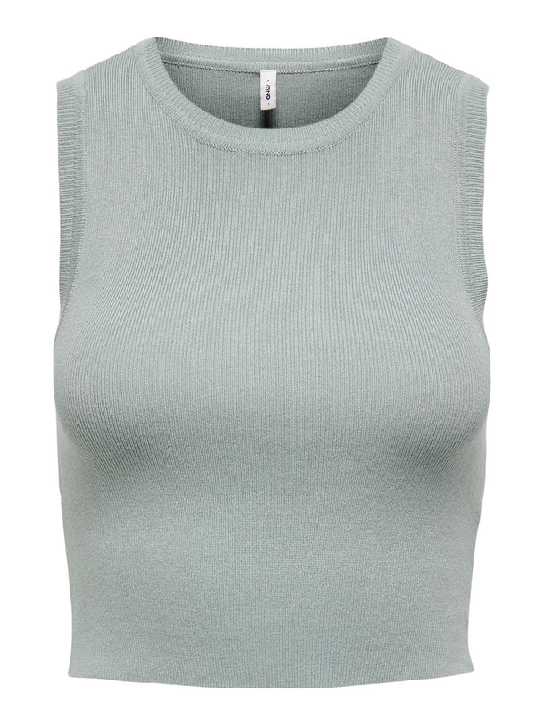 Product TOP ACANALADO CON CUELLO REDONDO ANTONIA-Abyss - Image 1