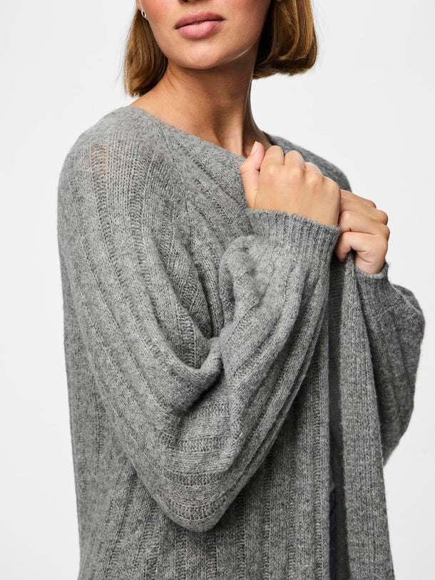 Product CARDIGAN MAGGY - Medium Grey Melange - Image 6