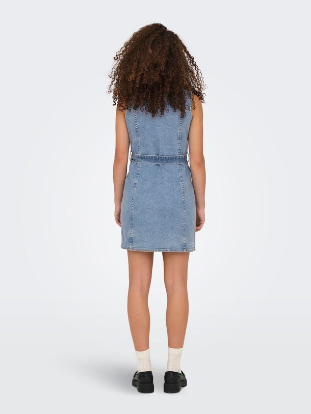 Product VESTIDO DENIM CAMISERO EMILY-Light Blue Denim - Image 4