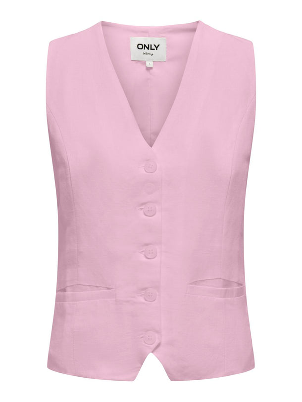 Product CHALECO SASTRERO LINO INDY-Roseate Spoonbill - Image 1