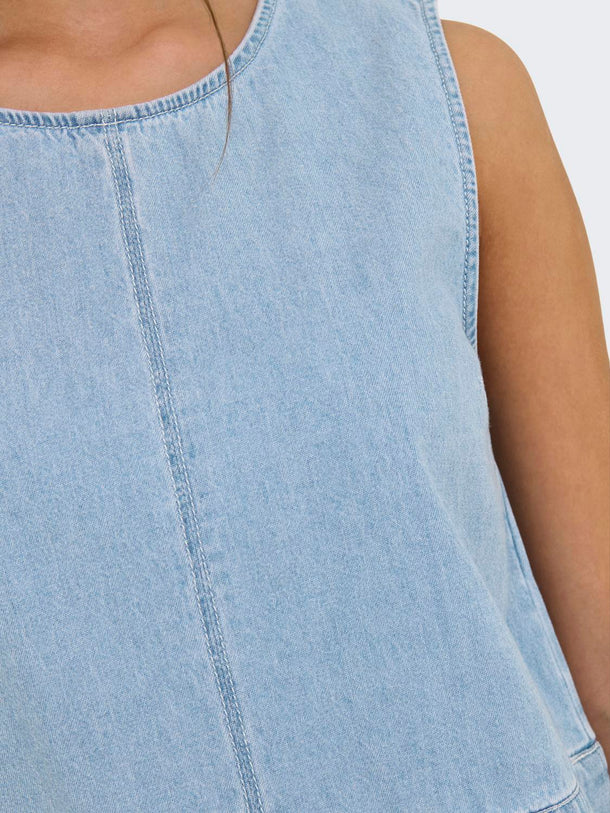 Product TOP DE DENIM SABRINA-Light Blue Denim - Image 6