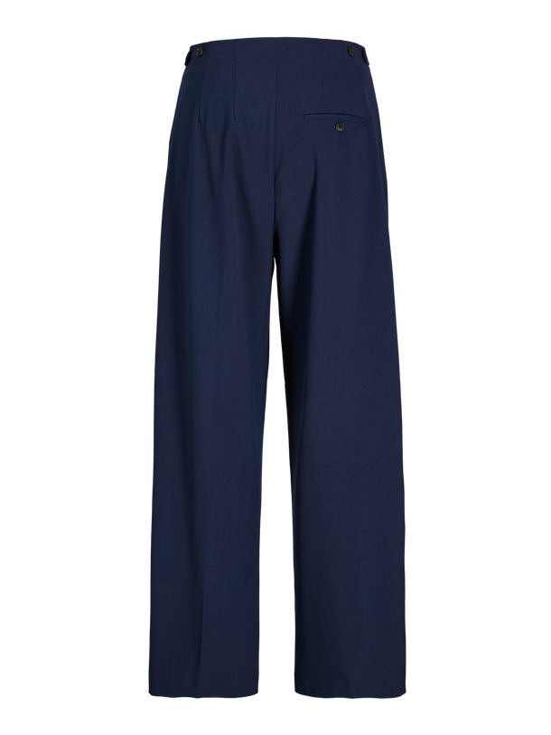 Product PANTALÓN SASTRERO WIDE TIRO MEDIO KATE-Maritime Blue - Image 3