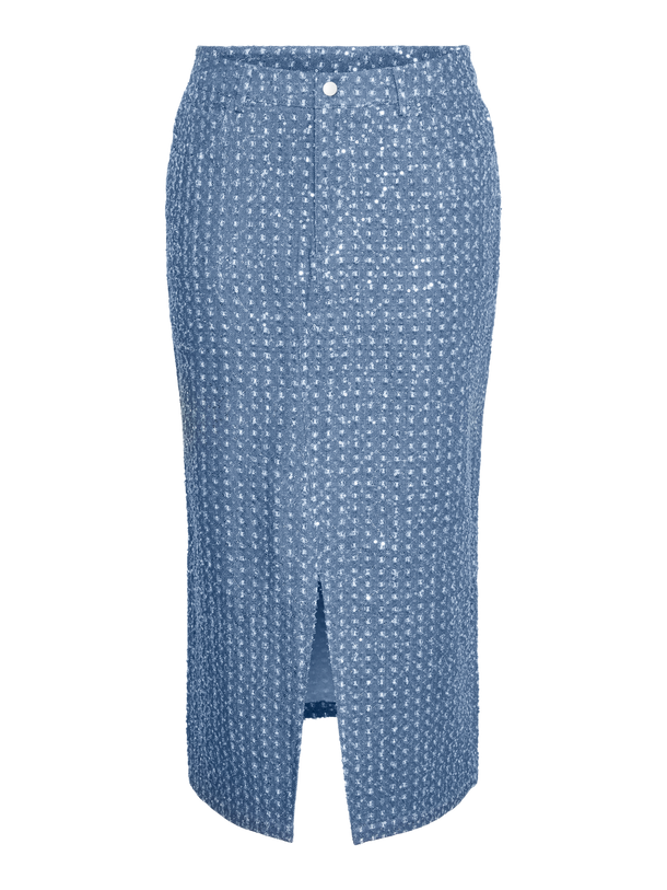 Product FALDA NAOMI - Medium Blue Denim Detail:SEQUINS - Image 4