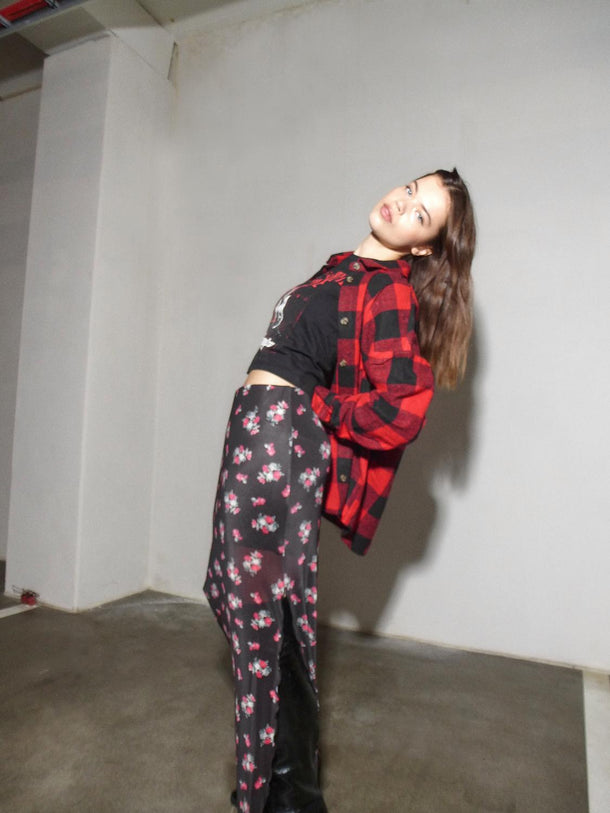 Product FALDA LESLEY - Black AOP:LILLE ROSE - Image 3