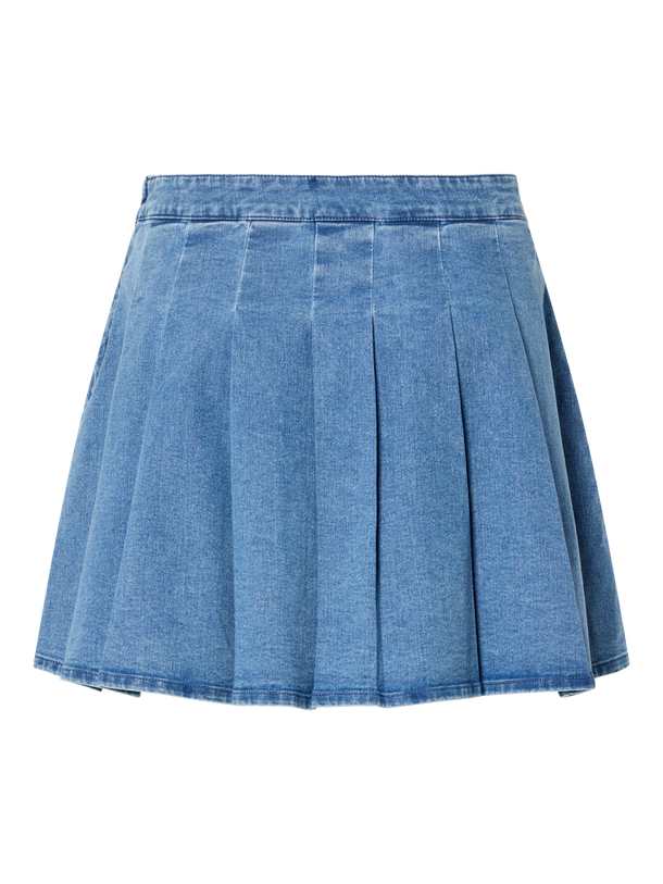 Product POLLERA DENIM TIRO ALTO ILJE-Light Blue Denim - Image 6
