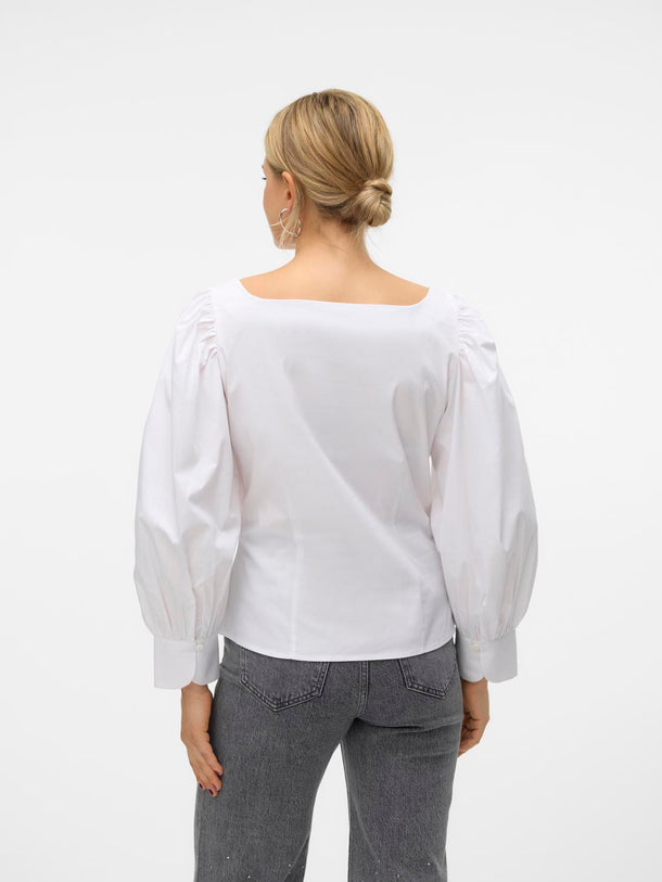 Product CAMISA RIBA - Snow White - Image 3