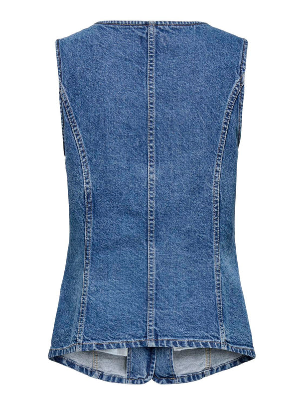 Product CHALECO DE DENIM GIU-Medium Blue Denim - Image 2