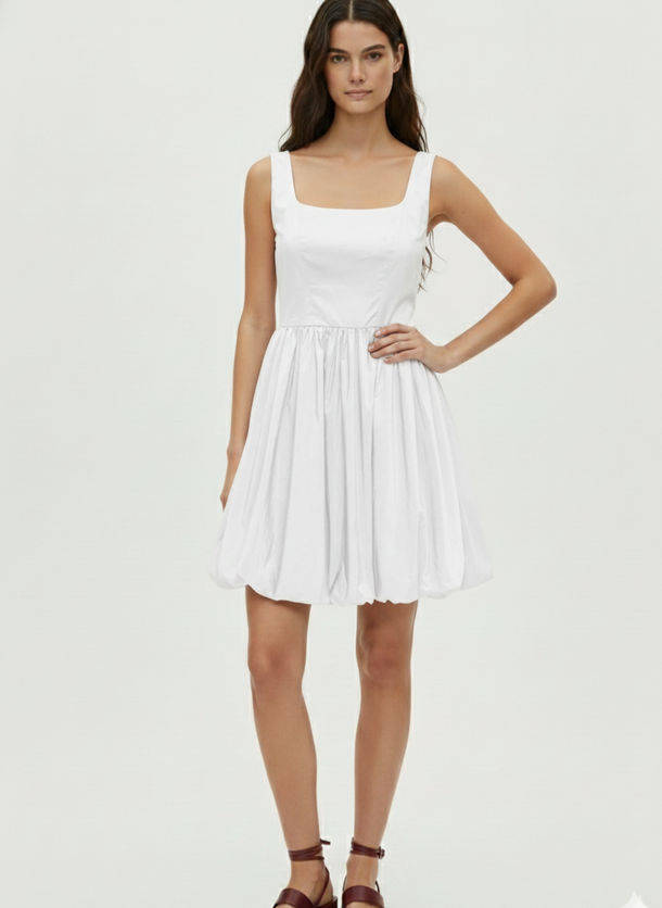 Product VESTIDO BALLOON MIO - White - Image 1
