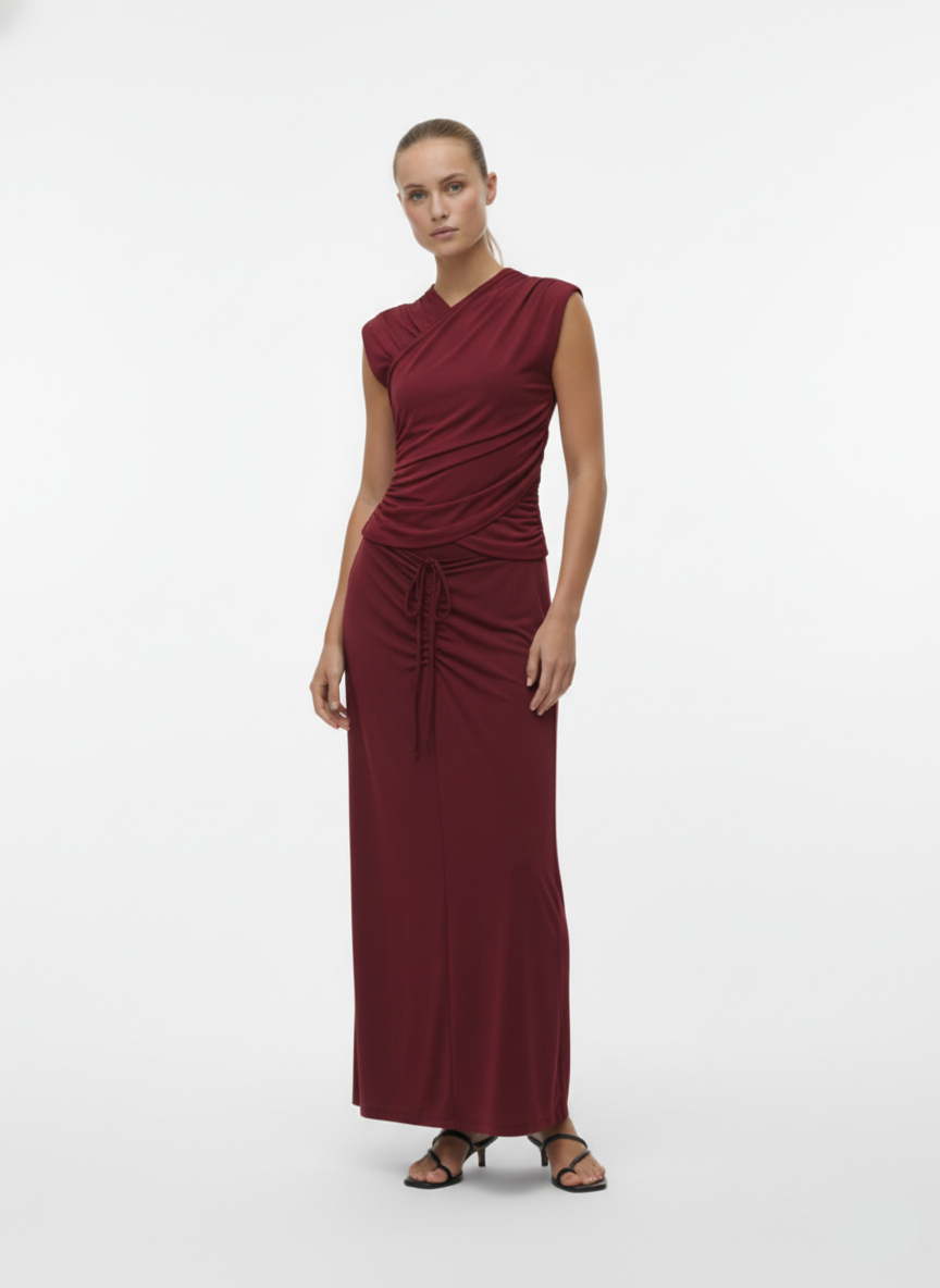 POLLERA MAXI TIRO MEDIO DAISY-Syrah