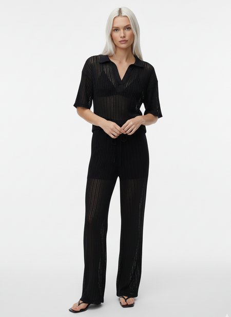 PANTALÓN WIDE TIRO ALTO CAILEY-Black