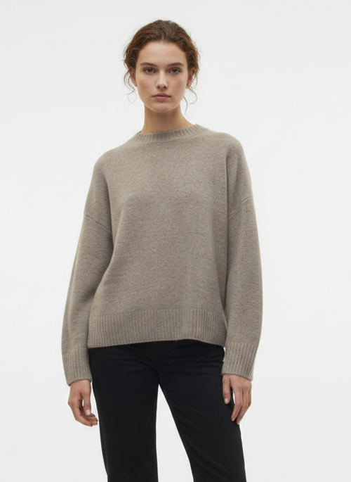 SWEATER CHUNKY BOOM - Moon Rock Detail:MELANGE