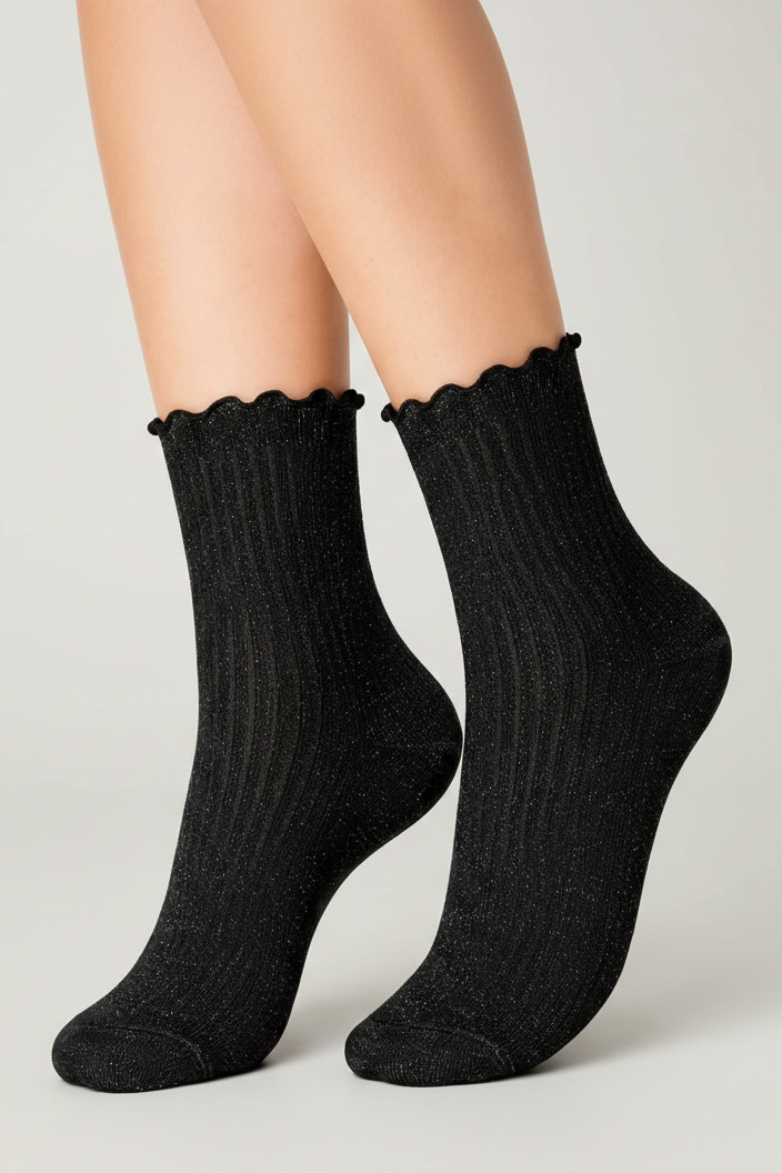 PACK MEDIAS BRILLO MAGIC - Black Pack:3xBLACK w. MATCHING GLITTER