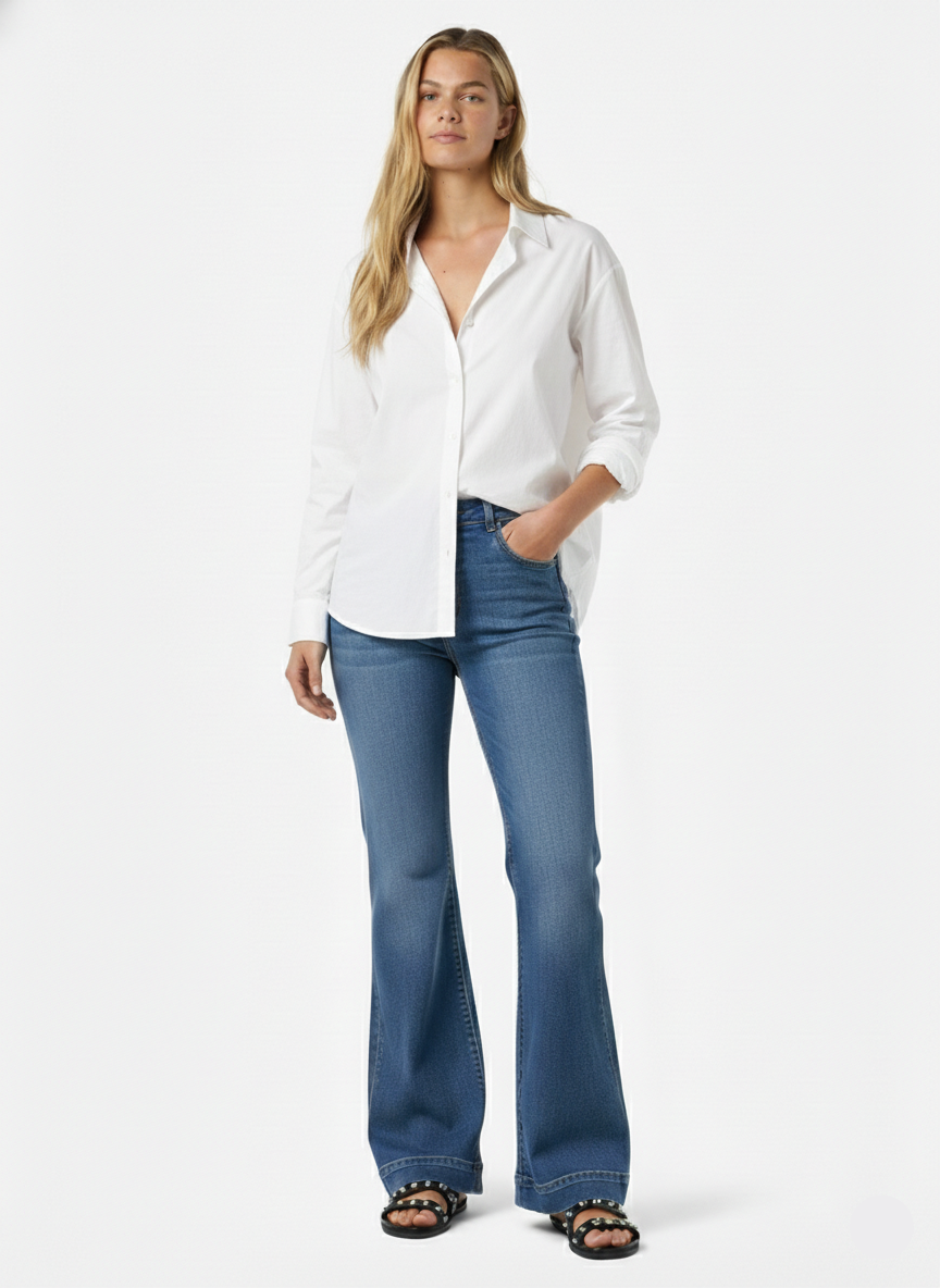 JEAN FLARE TIRO ALTO ROOXY