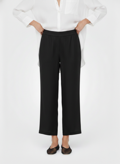 PANTALÓN WIDE LINO SAY - Black