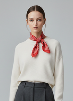 PAÑUELO CUADRADO ANNA - Goji Berry Print:PAISLEY