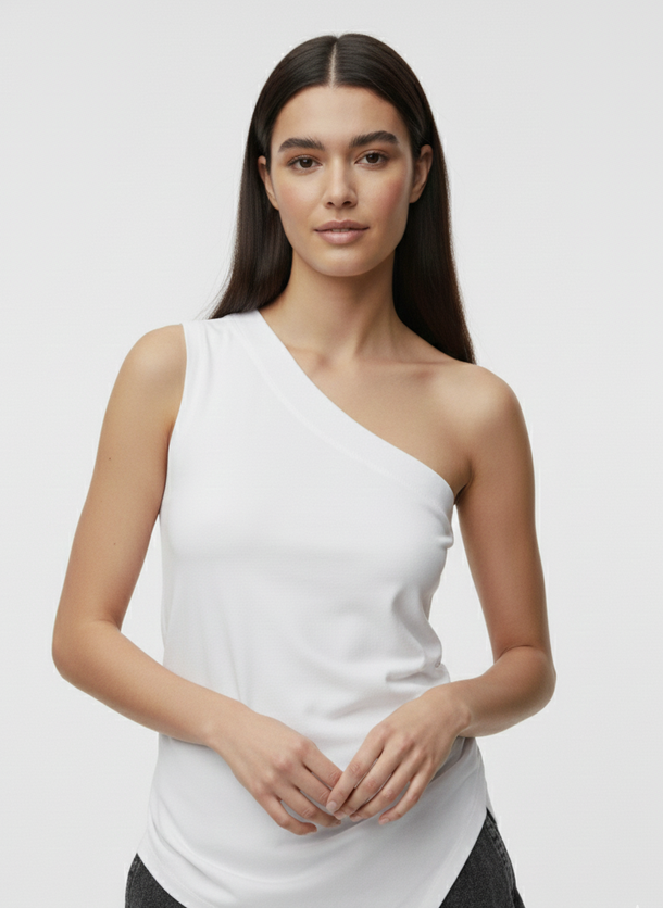 Product TOP ASIMÉTRICO INDY-Bright White - Image 1
