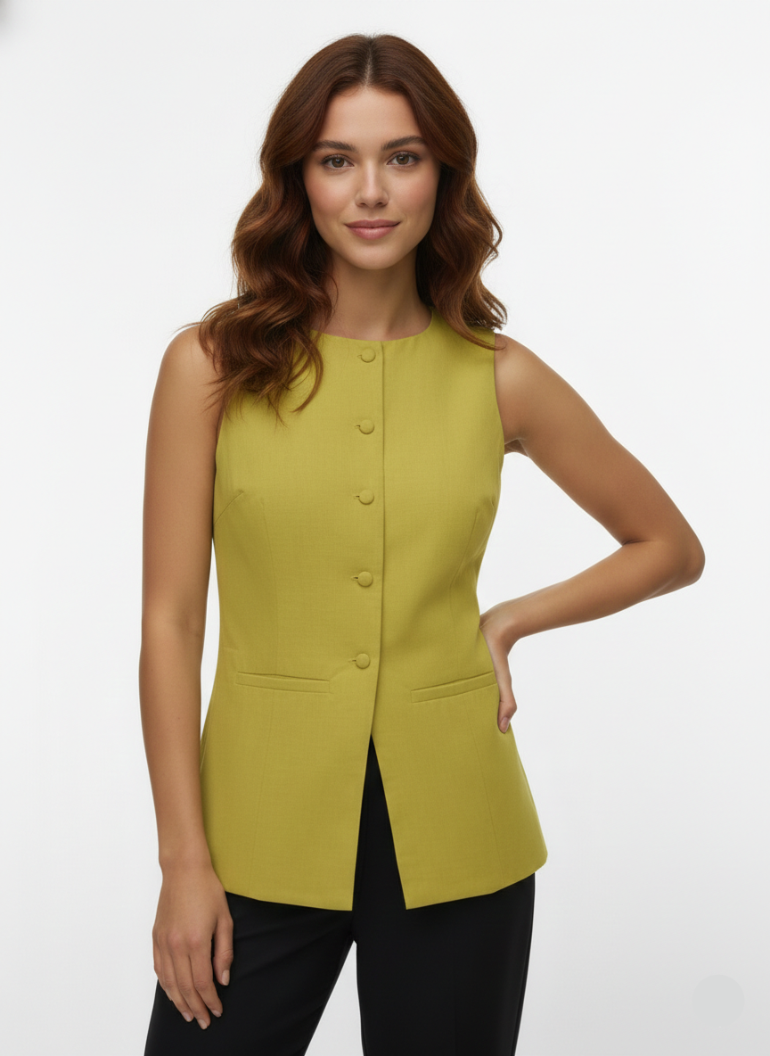 CHALECO SASTRERO JOSIE-Avocado Oil