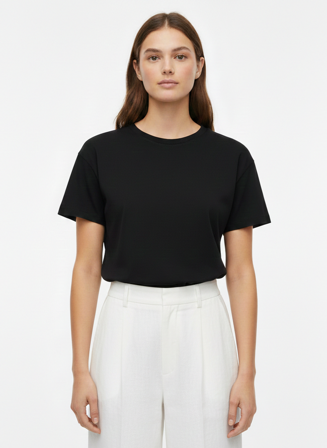 CAMISETA BÁSICA PISA - Black